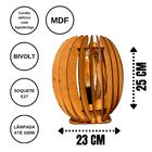 Abajur De Mesa Em Mdf
