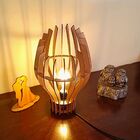 Abajur De Mesa Em Mdf