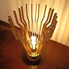 Abajur De Mesa Em Mdf