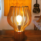 Abajur De Mesa Em Mdf