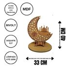 Abajur De Mesa Em Mdf - Completo