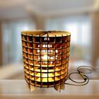 Abajur De Mesa Em Mdf - Completo