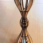 Abajur De Mesa Em Mdf - Completo