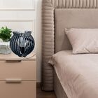 Abajur De Mesa Em Mdf - Cor: Preta