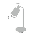 Abajur De Mesa Luminária Rubiera Para Sala Quarto Escritório
