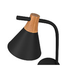 Abajur De Mesa Macaron Preto