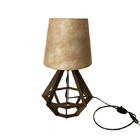 Abajur De Mesa Quarto Sala Diamante Com Cúpula Tnt Café Imbui