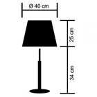 Abajur De Mesa Vetro Cru - Madelustre