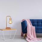 Abajur De Metal Rose Gold 38x12x16