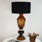 Abajur De Murano São Marcos - Cristal Marrom 60cm