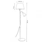 Abajur De Piso Focus Castanho/preto - Madelustre