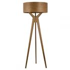 Abajur De Piso Navi Castanho - Madelustre