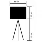 Abajur De Piso Navi Castanho - Madelustre