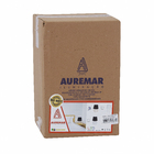 Abajur Dourado e Preto de Metal e Tecido Diamante Auremar