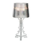 Abajur em Acrílico Star Transparente Bella 50cmH para 1 Lâmpa