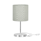 Abajur Eros Cilindrico Rustico Escuro Base Redonda