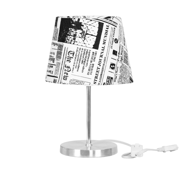 Abajur Eros Dome Jornal Base Redonda