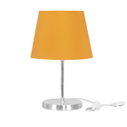 Abajur Eros Dome Laranja Base Redonda