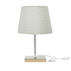 Abajur Eros Dome Rustico Escuro 026 Base Cobre Quadrada