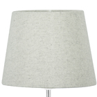 Abajur Eros Dome Rustico Escuro 026 Base Dourado Quadrada