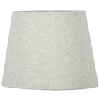 Abajur Eros Dome Rustico Escuro Base Redonda Branco