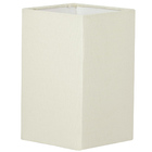 Abajur Eros Quad Bege Com Base Redonda Dourado