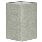 Abajur Eros Quad Cinza Escuro Com Base Redonda New Cobre