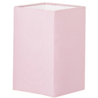 Abajur Eros Quad Rosa Com Base Redonda Dourado