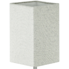 Abajur Eros Quad Rustico Escuro 026 Com Base Quadrada