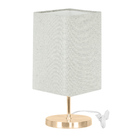 Abajur Eros Quad Touch Rustico Escuro Redonda New Cobre