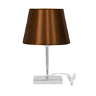 Abajur Eros Touch Dome Cobre Com Base Quadrada.