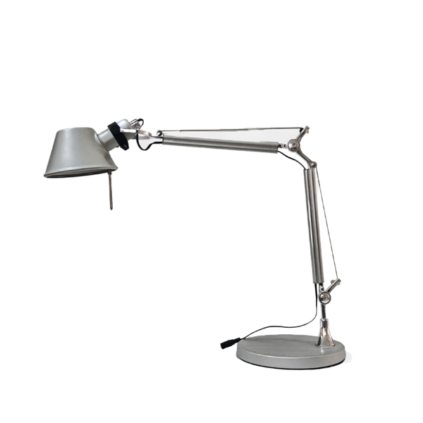 Abajur Escritório Itália Prata Led 5w Aptreelux