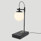 Abajur Estilo Industrial New York Soho Vidro Branco