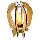 Abajur Foguete De Mesa Mdf Cru