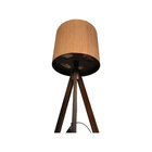 Abajur Freijó Madeira Redondo Carmen Metalfran