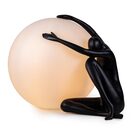 Abajur Gaya Moderno Fzr003bk Preto P/ 1 E27 Starlux St2563