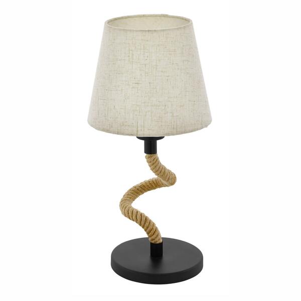 Abajur Glight Rampside Corda Natural E Cúpula Cru 1x E27 800.