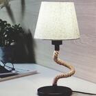 Abajur Glight Rampside Corda Natural E Cúpula Cru 1x E27 800.