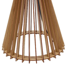 Abajur Grande Carvalho Madeira Oslo Ilux