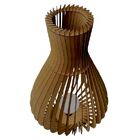 Abajur Grande De Chão Alexandria - Marrom