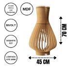 Abajur Grande De Chão Alexandria - Preto