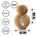 Abajur Grande De Chão Alexandria - Preto