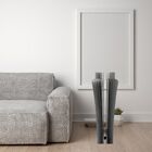 Abajur Grande De Chão Azaléia Mdf Luminária - Preto