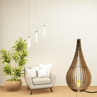 Abajur Grande De Chão Capadócia Mdf Luminária - Mdf Cru Kit C