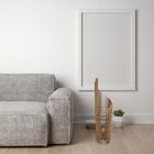 Abajur Grande De Chão Eclipse - Marrom