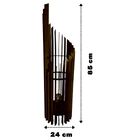 Abajur Grande De Chão Eclipse - Marrom