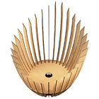 Abajur Grande De Chão El Salvador Mdf Luminária - Mdf Cru 85x