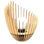 Abajur Grande De Chão El Salvador Mdf Luminária - Mdf Cru 85x