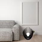 Abajur Grande De Chão El Salvador Mdf Luminária - Preto 40x45