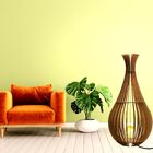 Abajur Grande De Chão Gotas De Orvalho Mdf Luminária - Mdf Cr